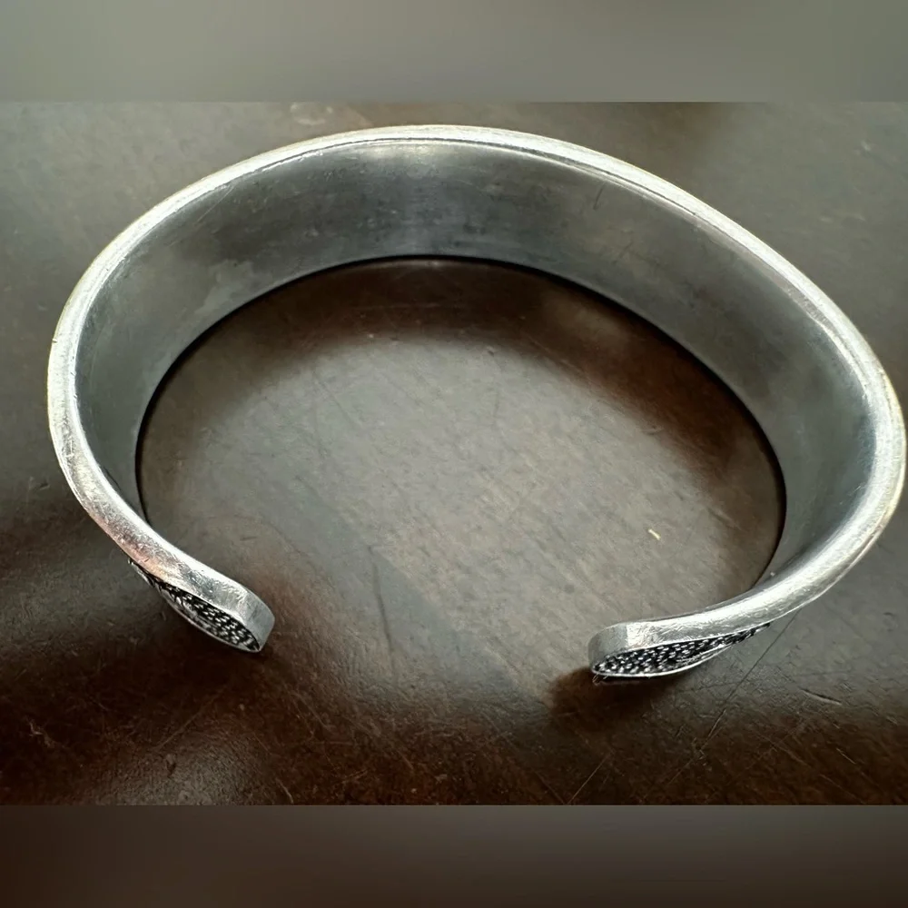 Silver bracelet, happy elephants. - Picture 12 of 13